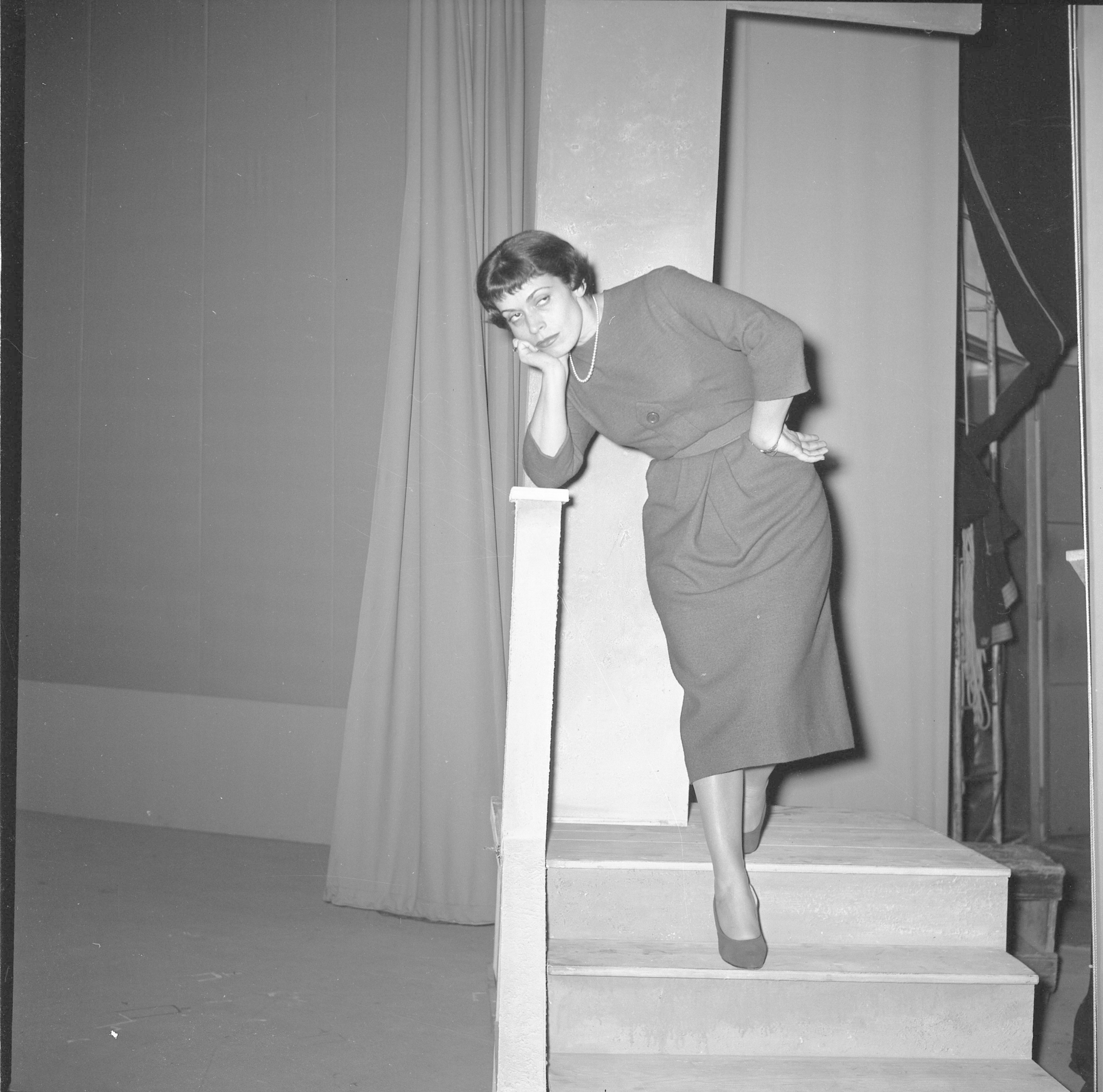 Franca Valeri nel 1957 (foto Ansa)